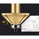 thumbnail image 3 of Diamond Grinding Edge Router Bits - 45 Degree Oblique Milling Cutter with Bearing(1/2 inch-Shank), 3 of 5