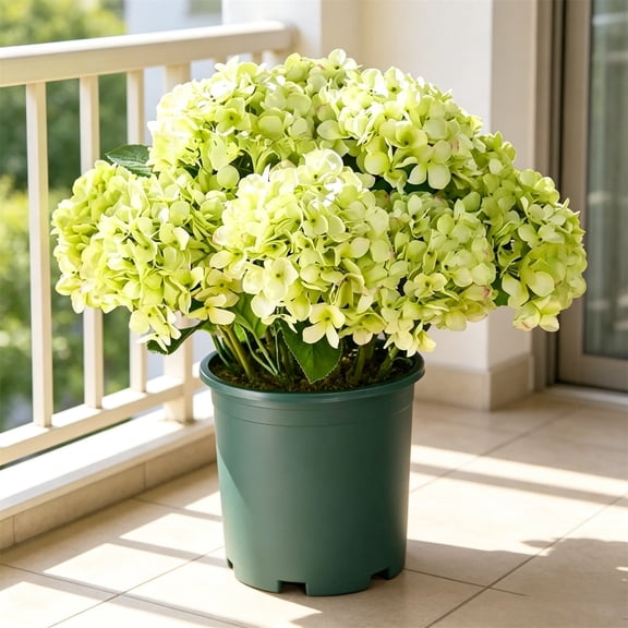 Hydrangea Artificial Flowers 4 Bundles Real Latex Faux Fake Flowers for Indoor Outdoor Patio Garden Home Yard Wedding Table Decor