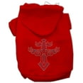 thumbnail image 5 of Pet, Dog  Cat Hoodie Rhinestone, "Warriors Cross", 5 of 7