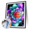 thumbnail image 3 of Cuadros Decorativos Kit de pintura por números DIY flor mano aceite arte imagen artesanía decoración del hogar (B2168) Tmvgtek embutido en tela, 3 of 9