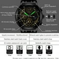 thumbnail image 4 of ZUNPAI Watches for Men Multifunction Chronograph Quartz Analog with Luminous Calendar Waterproof, Men's Dress Business Sport Wristwatch Stainless Steel Strap Watch, 4 of 10