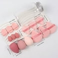 thumbnail image 3 of 15-Piece Professional Makeup Sponge Set Multi-Shape Blenders For Flawless Foundation Application, 3 of 7