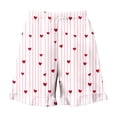 thumbnail image 4 of BaoFuBaoMei Button up Pajamas Women Shorts Set 2 Piece Striped Pjs Sleepwear Short Sleeve Tops and Shorts Loungewear Cozy Soft Sleepwear, 4 of 7