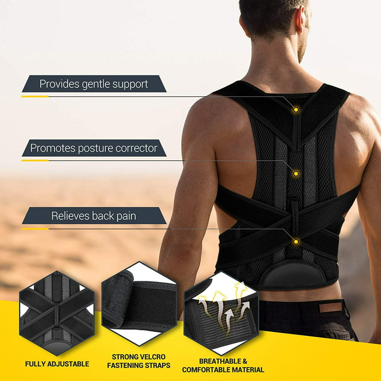 Cordbit Back Massager - Back Pain Relief and Posture Corrector + Free