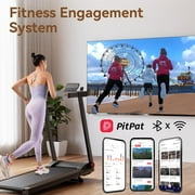 Treadmill for Home with Incline Folding Treadmills Running Machine for Small Spaces with Handle 300 LB, 3HP, 7.5 MPH Foldable Treadmill with App
