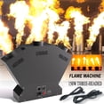 thumbnail image 1 of Three-Headed Flame Machine,150W Stage Flame Thrower Real Flame Machine DMX512 Control for Concert Performance Party, 1 of 7