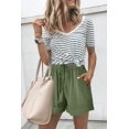 thumbnail image 4 of onlypuff Womens Shorts Comfy Drawstring Elastic Waist Summer Shorts with Pockets Casual Pants-week, 4 of 4
