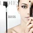 thumbnail image 2 of Gupbes Stainless Steel Eyebrow Eyelash Comb Brush Eyelash Extension Cosmetic Makeup , Eyebrow Brush, 2 of 8