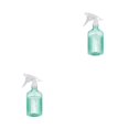 thumbnail image 1 of Billuyoard Regadera vacía, rociador, botella con rociador, plantas, flores suculentas para oficina, patio, jardinería, plantación, luz de riego Verde claro 500ml 2Conjunto, 1 of 6