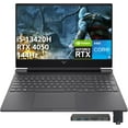 thumbnail image 1 of HP Victus 15,6 Po 144 Hz Portable de Jeu FHD, Intel i5-13420H, 32 Go de RAM, SSD PCIe 2 To, NVIDIA GeForce RTX 4050, Clavier Rétroéclairé, Wi-Fi 6, Windows 11 Pro, Mica Argent, Ensemble Station d'Accueil 256 Go, 1 of 9
