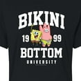 thumbnail image 3 of SpongeBob SquarePants - Bikini Bottom University - Juniors Cropped Cotton Blend T-Shirt, 3 of 6