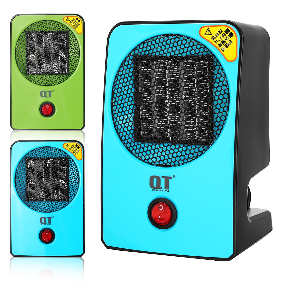 400W Portable Air Heater Fan Electric Mini Fan Heater Small Personal