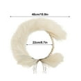 thumbnail image 2 of Artificial Pampas Grass Wreath Bohemian Home Door Hanging Wreath, 2 of 6