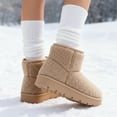 thumbnail image 6 of GJPBGK Women’s Winter Snow Ankle Boots Warm Pull-On Booties Cold Weathe, 6 of 9