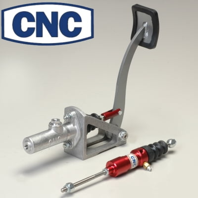 Floor Mounting Kit - Cnc Red Floor Mount Clutch Pedal Assembly Kit Remote Reservoir 5/8 Inch Master Cylinder And Slave
