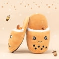 thumbnail image 4 of Boba Womens Slippers - Cute Anime Kawaii Bubble Tea, 4 of 7