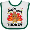 thumbnail image 3 of Inktastic Gigi's Little Turkey Boys or Girls Baby Bib, 3 of 4