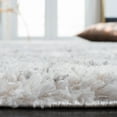 thumbnail image 4 of SAFAVIEH Berber Carrie Abstract Shag Runner Rug, Ivory/Gray, 2' x 16', 4 of 11