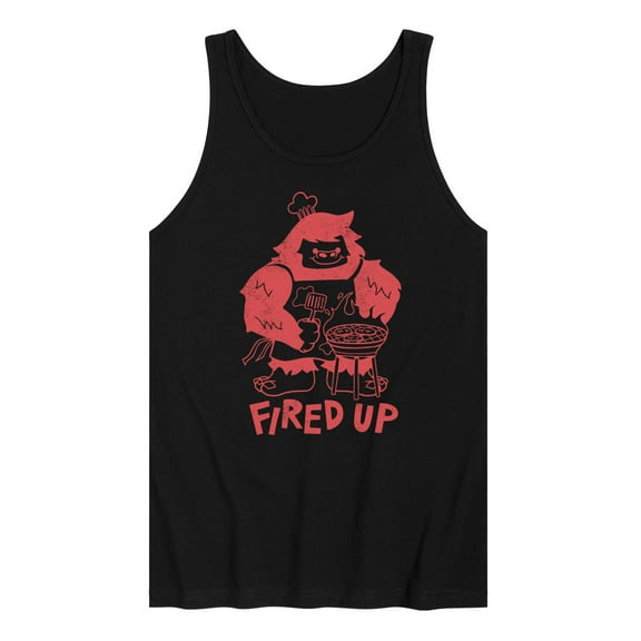 Instant Message - Football - Fired Up - Men's Jersey Tank Top