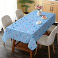 thumbnail image 6 of Rectangular Tablecloth 60x84 Inch – Waterproof Polyester Printed Table Cover, Wrinkle Resistant, Washable for Kitchen & Dining, Colorful Geometry Pattern, 6 of 6