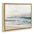 thumbnail image 4 of Stupell Industries Distant Beach View Landscape Photography Gold Floater Framed Canvas Art Print Wall Art, 31 x 25, 4 of 10
