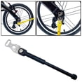 thumbnail image 3 of Lightweight Folding Bike Kickstand 14 inch Kick Stand Foot Support Rear Side Rack Part Anti-Rust Prop Road Resting Anti-Slip - Black, 3 of 8