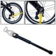 thumbnail image 3 of Pata de cabra para bicicleta plegable de 14 pulgadas, soporte de apoyo para bicicleta, antideslizante, para estacionamiento trasero Negro, 3 of 9
