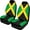 Jamaican Flag, variant on Xoenoiee Chicken Hens Floral Pattern Car Front Seat Protectors Car Bucket Seat Cover Set Universal Fit for Car Auto Truck Van SUV Sedan Vehicle