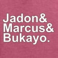 thumbnail image 3 of Wild Bobby, Jadon & Marcus & Bukayo, Sports, Unisex Crewneck Graphic Sweatshirt, Vintage Heather Red, XX-Large, 3 of 5