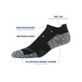thumbnail image 2 of Gildan Men's Active Strategic Cushion No Show Socks with Tab Back, 6 Pairs, 2 of 5