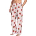thumbnail image 6 of Gukieu Strawberry Print Men's Home Trousers, Elastic Drawstring Home Pajamas Clothing Suitable for Adult Men-X-Large, 6 of 6