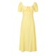 thumbnail image 1 of WILLBEST Vestidos con Curvas para Mujer, Vestidos Casuales de Verano para Mujer, de Manga Corta, con Cuello Cuadrado y Abertura Midi Grande, 1 of 2