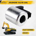 thumbnail image 4 of 3036401 Solenoid Valve Coil 24V for R210-7 R225-7 R215-7, 4 of 5