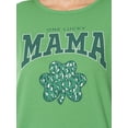 thumbnail image 6 of Way To Celebrate Women's St. Patrick's Day Long Sleeve Graphic T-Shirt, Sizes S-XXXL, 6 of 9