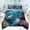 Blue Purple Pink, variant on Erosebridal Ocean Shark Full Size Comforter Sets 3 Pieces For Kids,Underwater World Animal Bedding Sets For Boys Girls,Navy Blue Reversible,Lightweight Room Decor