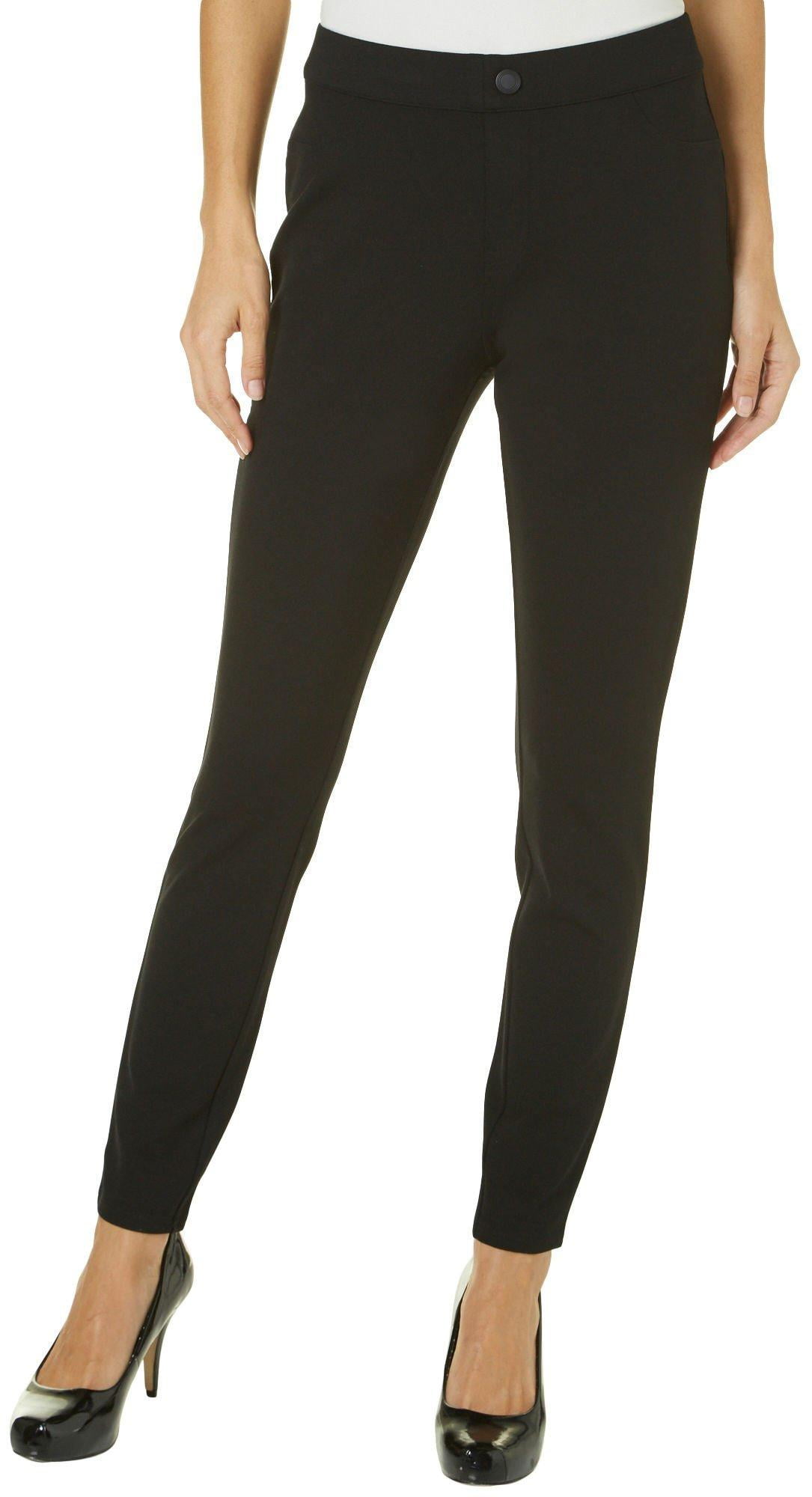 black jegging pants