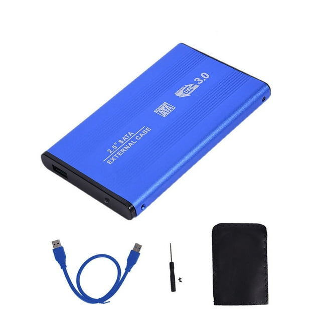 Caja externa del disco duro USB 3.0 HDD Caja de disco móvil SATA de 2.5 pulgadas Fundas para computadora portátil para Windows Mac OS Vogacara DZ2830-02B