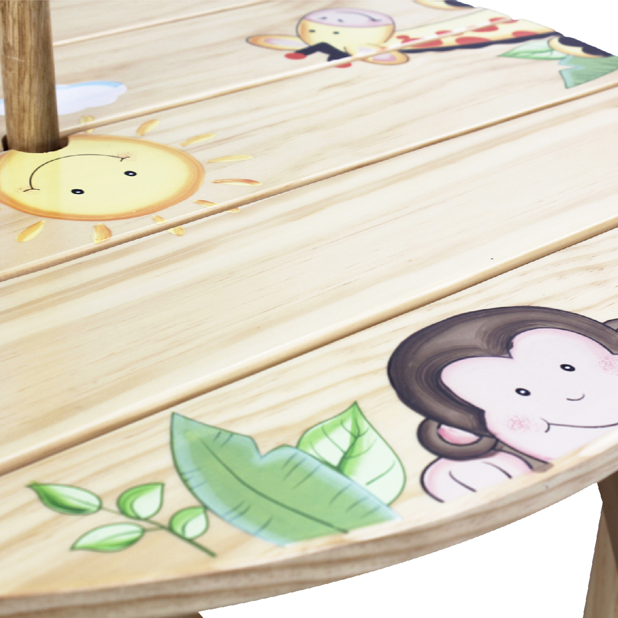 Fantasy Fields Children Kids Toddler Wooden Table and Chair Set Outdoor TD-0030A - image 5 of 6