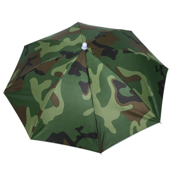 Umbrella Hat, Fine Workmanship 65cm Blue Hat,  Material For Hiking Camping Fishing Gardening