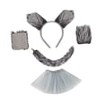 thumbnail image 3 of Conjunto de disfraz , accesorios bonitos para cosplay, espectáculos de carnaval, niños y niñas. con falda, 3 of 8