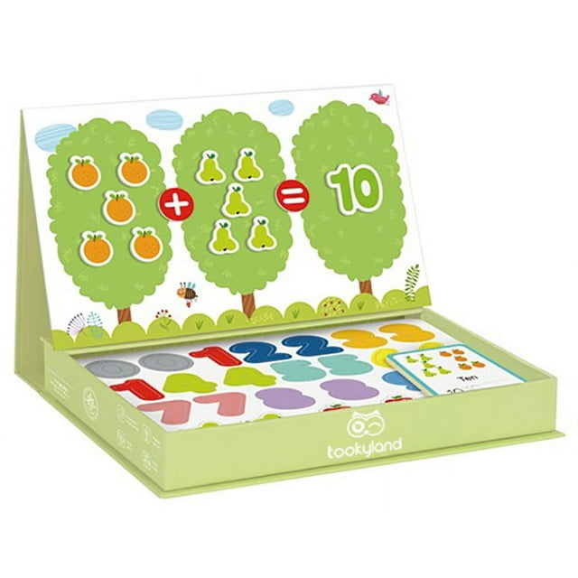 TOOKYLAND Magnetic Learning Box - Early Educational Toy, for Preschool Kids and Toddlers 3 Years Old +