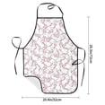 thumbnail image 2 of Fuzoiu Playing Rabbit Print Kitchen Cooking Aprons,Kitchen Cooking BBQ Aprons,Chef Apron with 2 Pockets for Men Women,Art Aprons for Painting Pottery Ceramics, 2 of 7