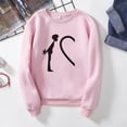 thumbnail image 2 of Birdeem Couple Print Plus Velvet Long Sleeve Round Neck Pullover Sweatshirt Top (Unisex), 2 of 4