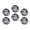C1141, variant on Glass Refrigerator Magnet 6Pcs Magnetic Fridge Sticker,Decor for Kitchen,Whiteboard,Cabinet,Open Honey Bee