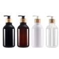 thumbnail image 5 of Bathroom Soap Pump Dispenser Shampoo Bottle Kitchen Dish Wood Pump Bottle Refill Shower Gel Hand Liquid Container, 5 of 8
