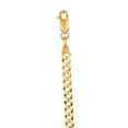 thumbnail image 4 of JewelStop 14K Yellow Gold Polished Finish 3.6mm Comfort Curb Chain with Lobster Lock - 16", 4 of 6