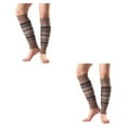 thumbnail image 3 of relayinert Tendance Jambes Sans Pied – Toute Tenue Confortable Genou Haut Chaussettes de Démarrage Kaki Taille Libre 2Set, 3 of 6