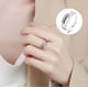 thumbnail image 4 of Anillo onlyliua Anillo de moda Fidget para Alejar la Ansiedad con Cuentas Abiertas, 4 of 7