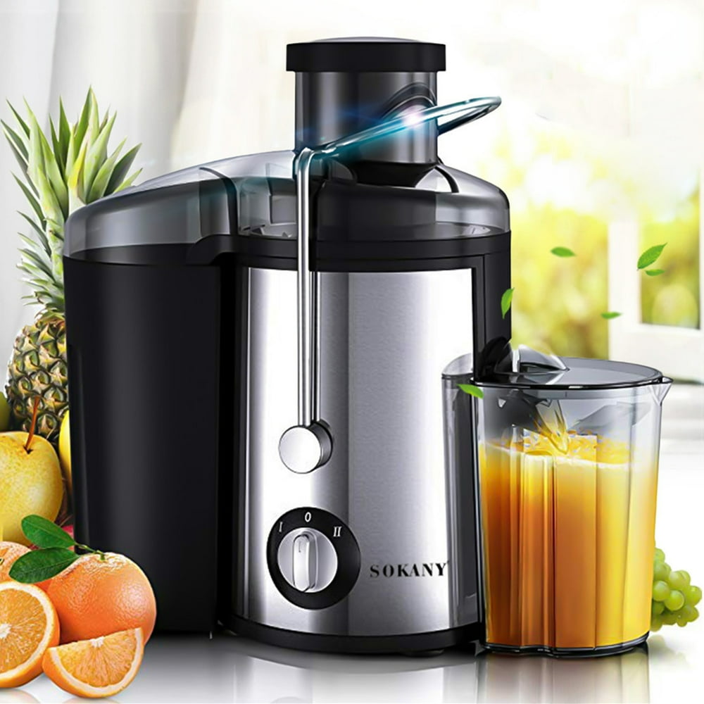 800W 1.6L Juice Extractor Stainless Steel Juicer, 2Speed Vegetable
