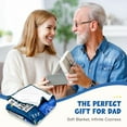 thumbnail image 2 of Dad Birthday Gifts Ideas - Dad Gifts from Daughter Son - Fathers Day Christmas Valentines Birthday Presents for Daddy - Presents for Dad Who Wants Nothing - Best Daddy Ever Blanket 50"x60", 2 of 4